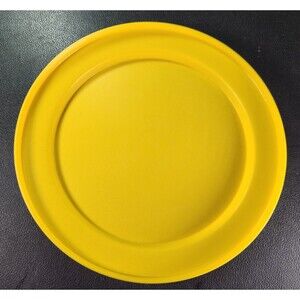 Vintage Tupperware Yellow Seal N Serve Replacement 8.25" Lid 1337-21